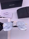 Prada Fashion Silver Lens Sunglasses for Men - 487022