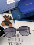Gucci G3902 Polarized Square Gold Lens Sunglasses for Men & Women - 493334