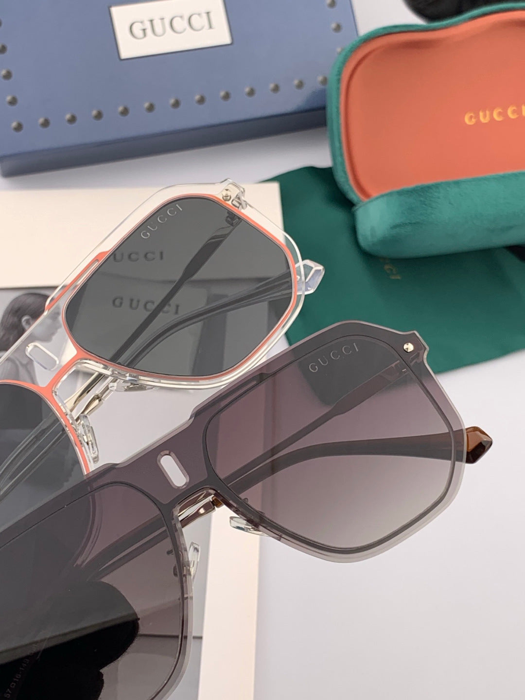 Gucci G4642 Polarized Fashion Gold Lens Sunglasses for Men & Women - 493307 - detail image 5