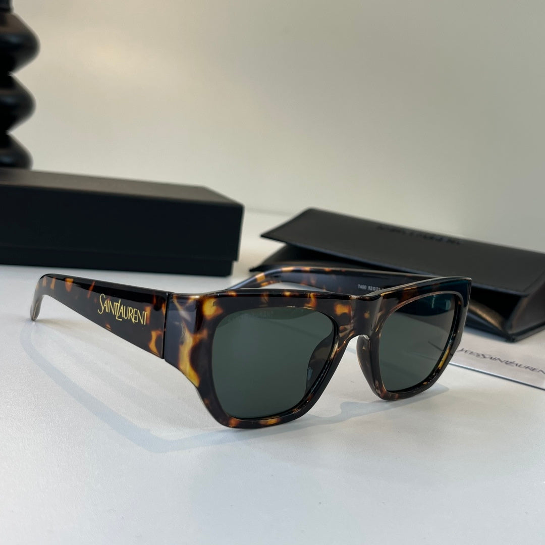 Saint Laurent Slim Black Lens Sunglasses for Men & Women - 486925