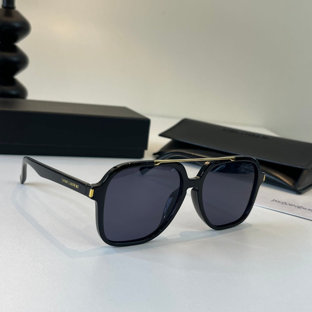Saint Laurent Fashion Black Lens Sunglasses for Men & Women - 486919