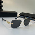 Saint Laurent Fashion Black Lens Sunglasses for Men & Women - 486921