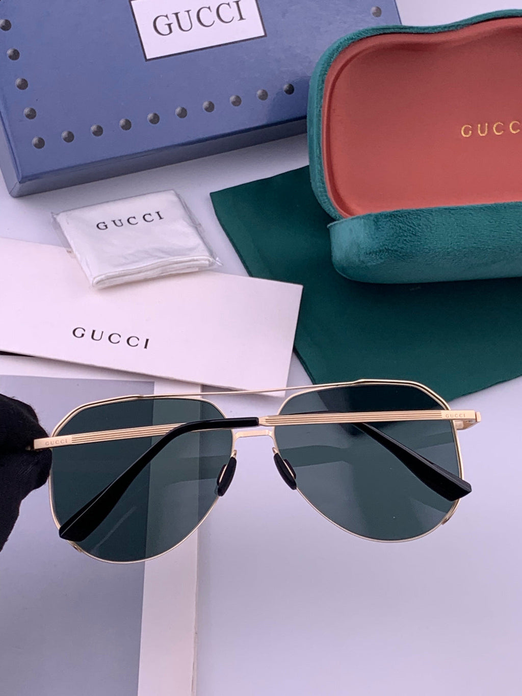 Gucci G7380 Fashion Gold Lens Sunglasses for Men & Women - 486463 - detail image 7