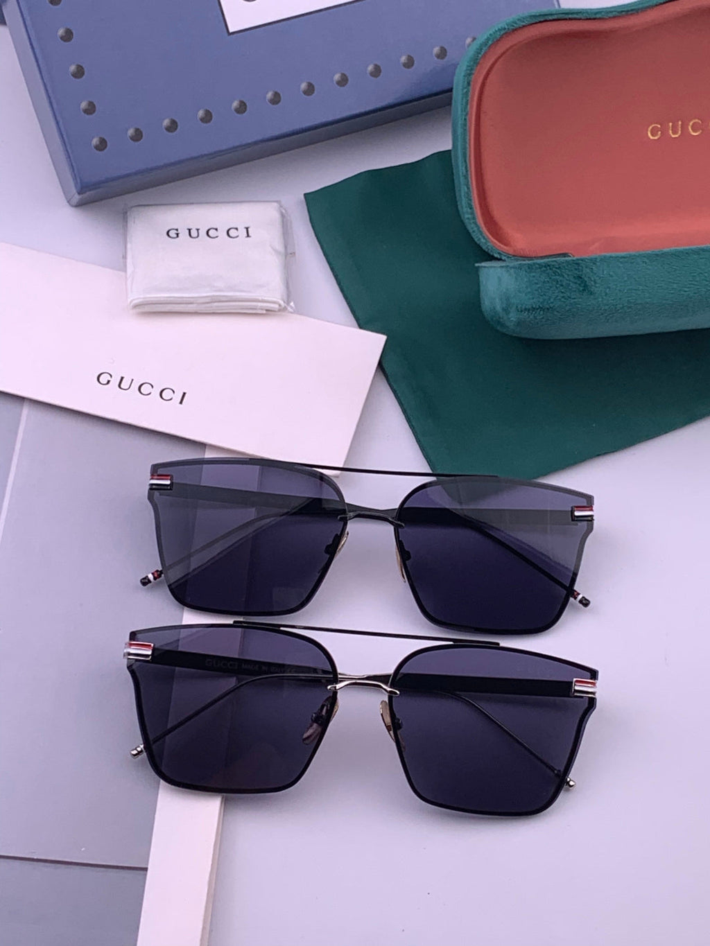 Gucci G152 Polarized Aviator Gold Lens Sunglasses for Men & Women - 486385 - detail image 8