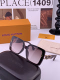 Louis Vuitton L5304 Polarized Square Brown Lens Sunglasses for Men & Women