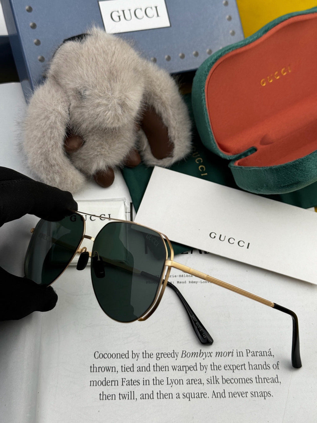 Gucci G7380 Fashion Pink Lens Sunglasses for Men & Women - detail image 5