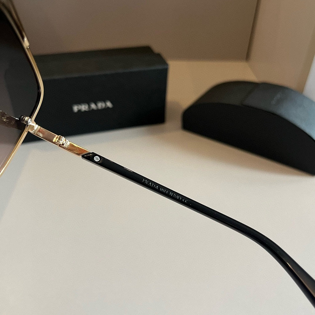 Prada Polarized Fashion Silver Lens Sunglasses for Men - 415691 - detail image 7