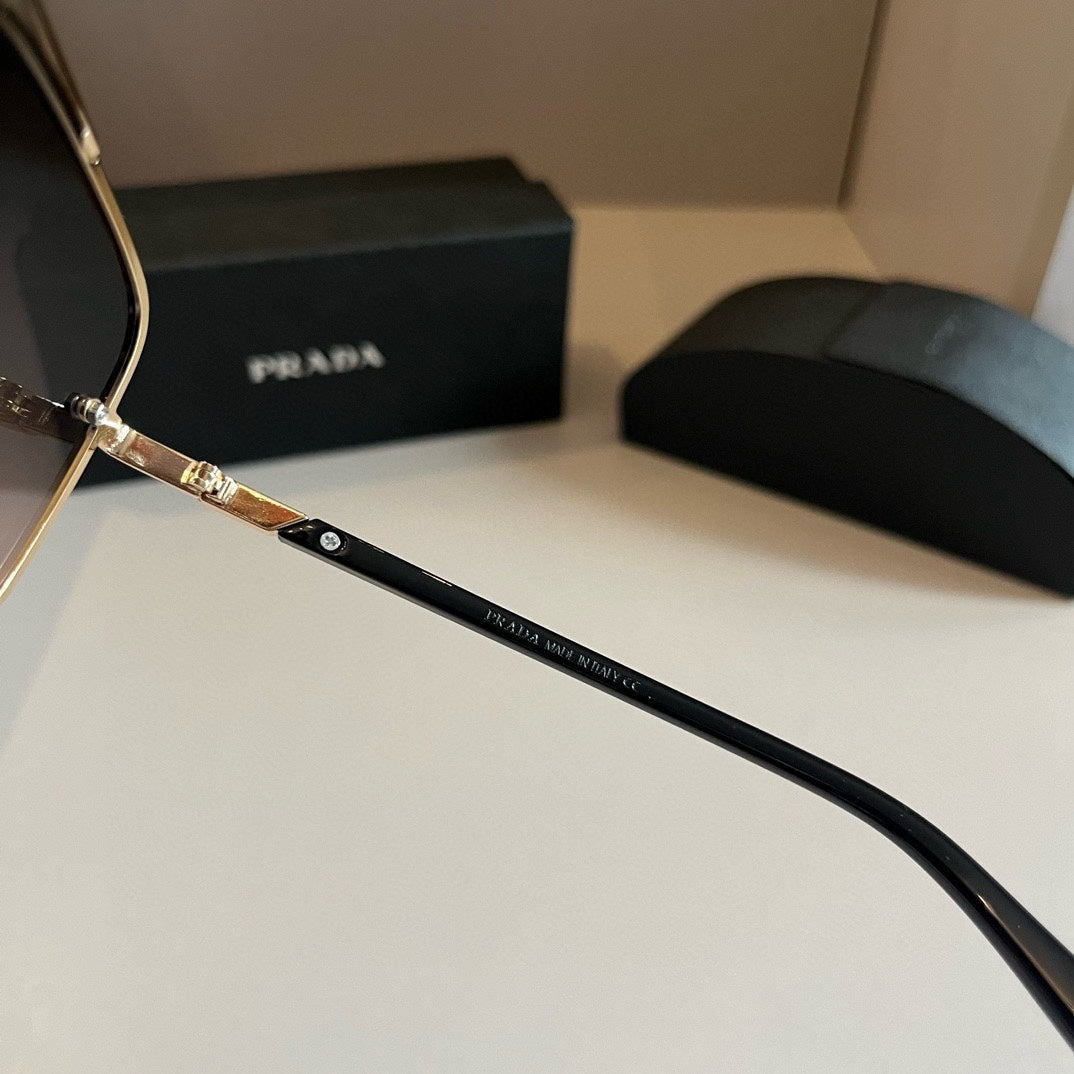 Prada Polarized Fashion Silver Lens Sunglasses for Men - 415691 - detail image 7