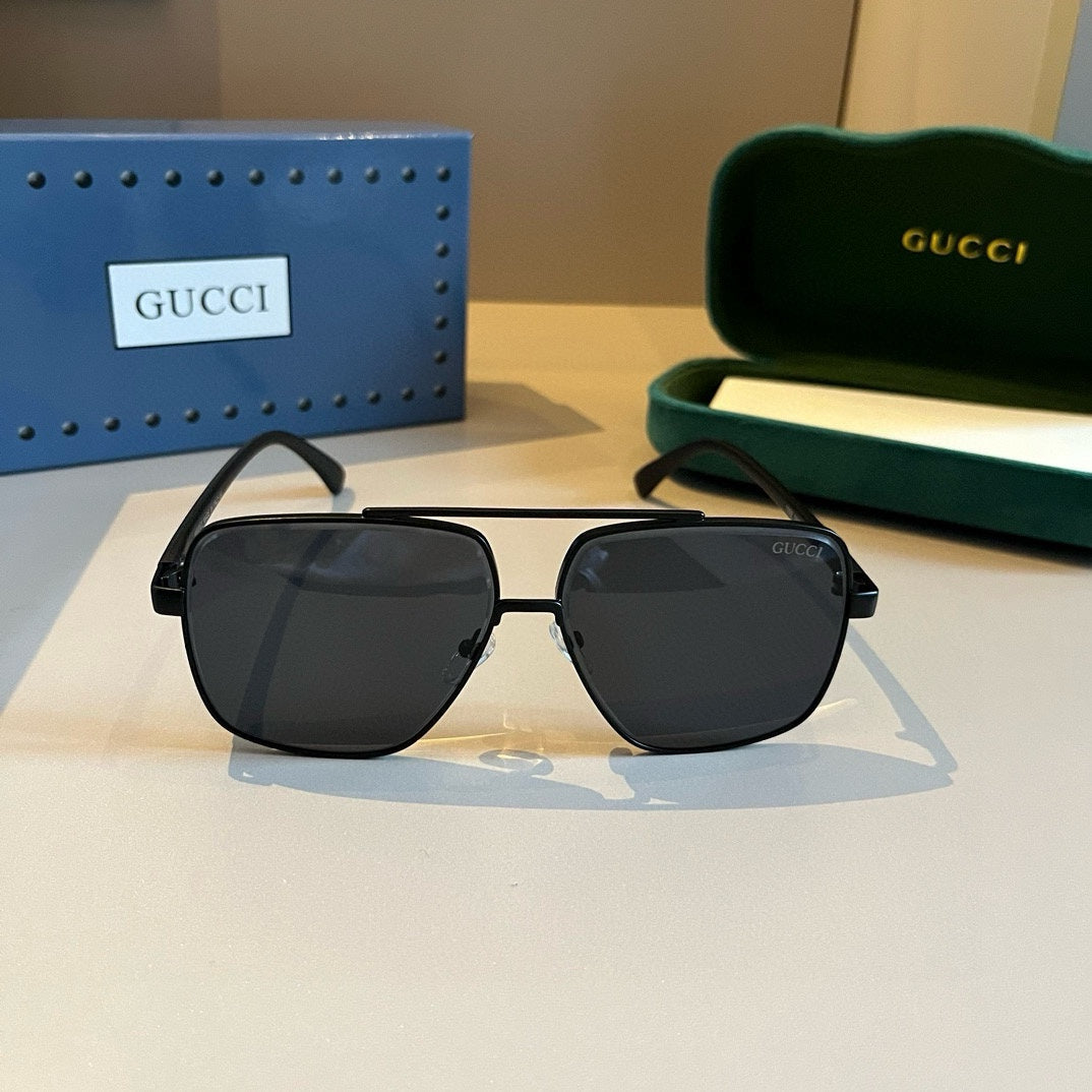 Gucci Metal Aviator Gold Lens Sunglasses for Men & Women - 997684 - detail image 2