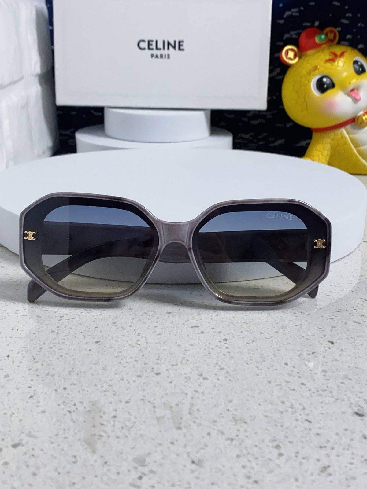 Celine Fashion Gray Lens Sunglasses for Women - 372027 - detail image 8