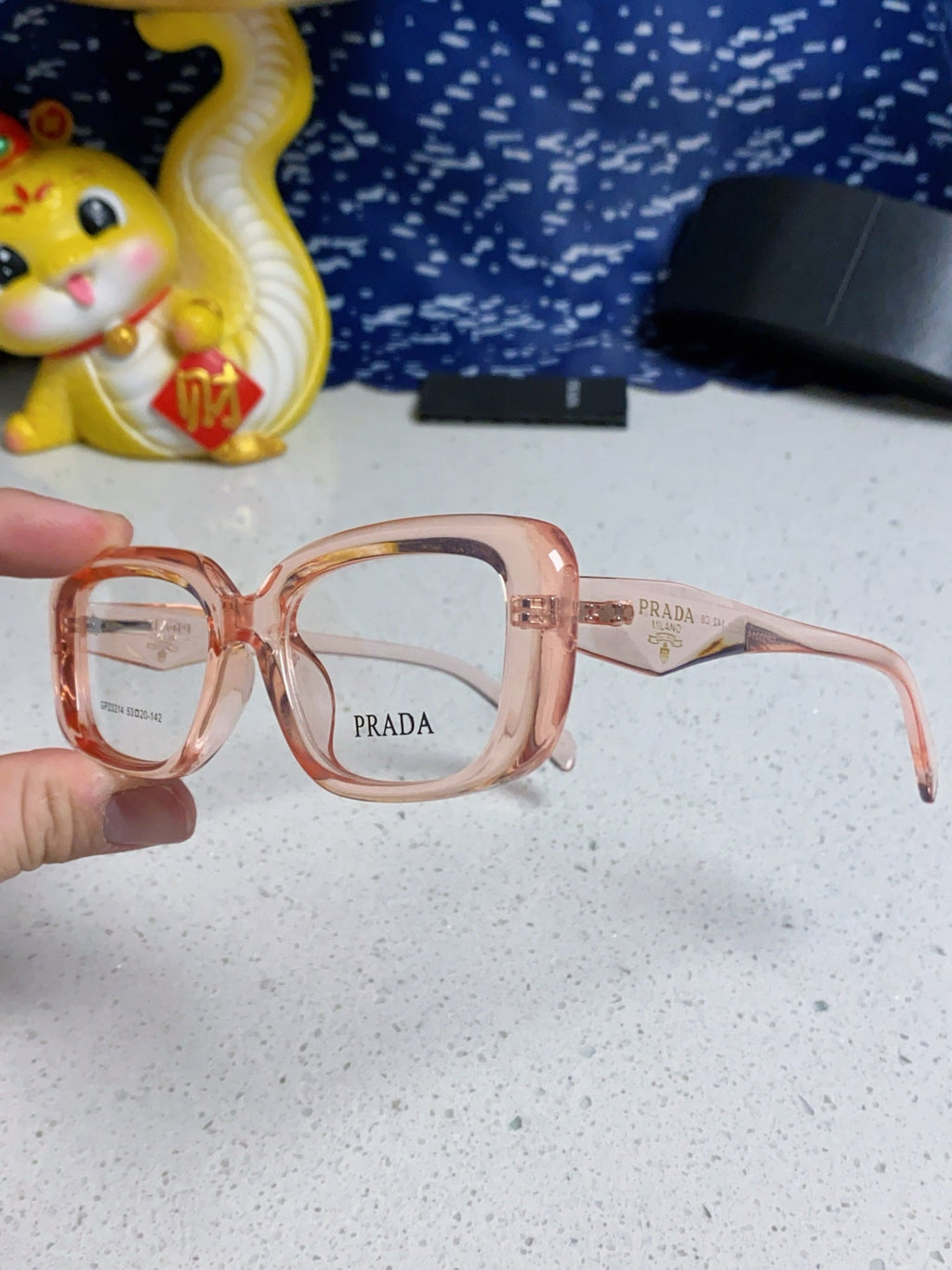 Prada Square Silver Lens Sunglasses for Men & Women - 382676 - detail image 6
