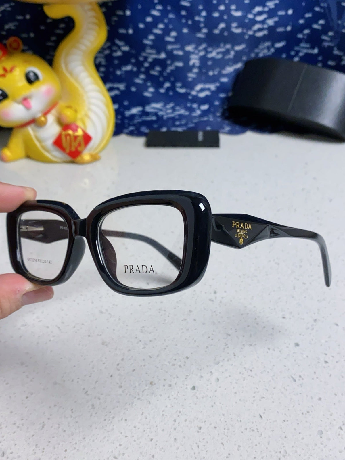 Prada Square Silver Lens Sunglasses for Men & Women - 382679 - detail image 6