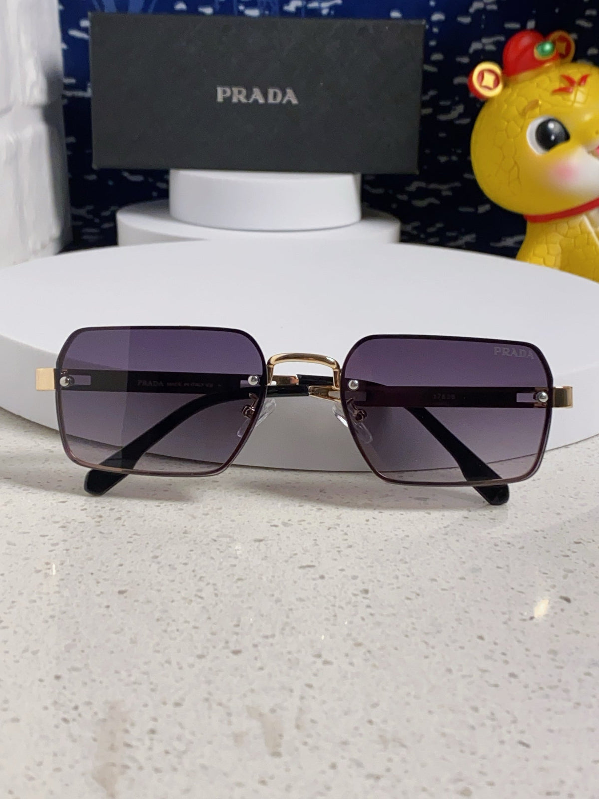 Prada Fashion Silver Lens Sunglasses for Men & Women - 382685 - detail image 8