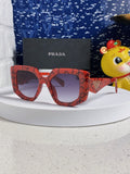 Prada 14ZSF Cat-Eye Red Lens Sunglasses for Women
