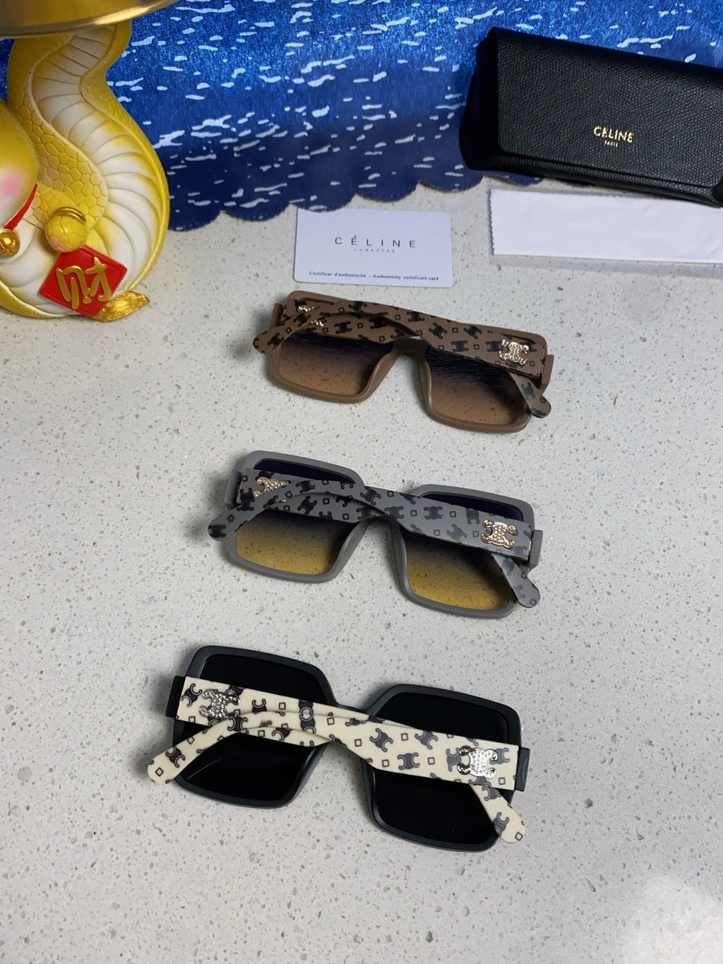 Celine Fashion Gray Lens Sunglasses for Men & Women - 465506 - detail image 10