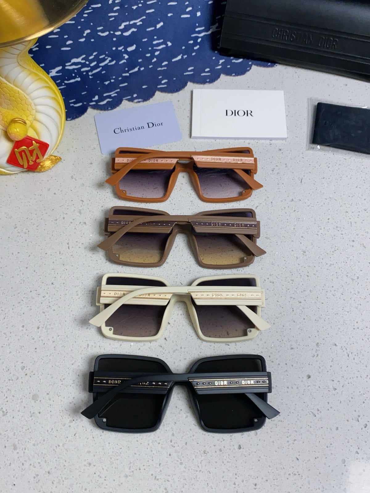 Dior Polarized Fashion Silver Lens Sunglasses for Women - 997972 - detail image 11