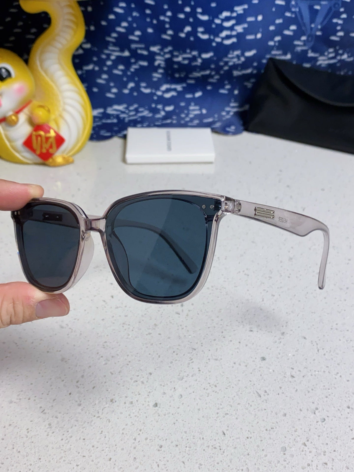 Gentle Monster HEIZER Square Blue Lens Sunglasses for Men & Women - 488000 - detail image 6