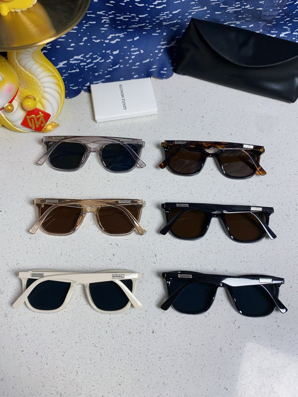 Gentle Monster HEIZER Square Brown Lens Sunglasses for Men & Women - detail image 11