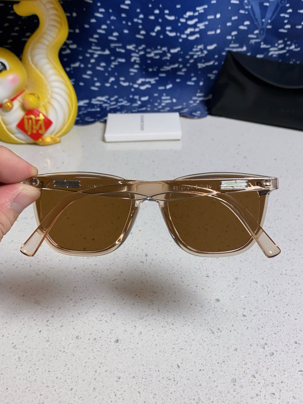 Gentle Monster HEIZER Square Brown Lens Sunglasses for Men & Women - 432933 - detail image 5