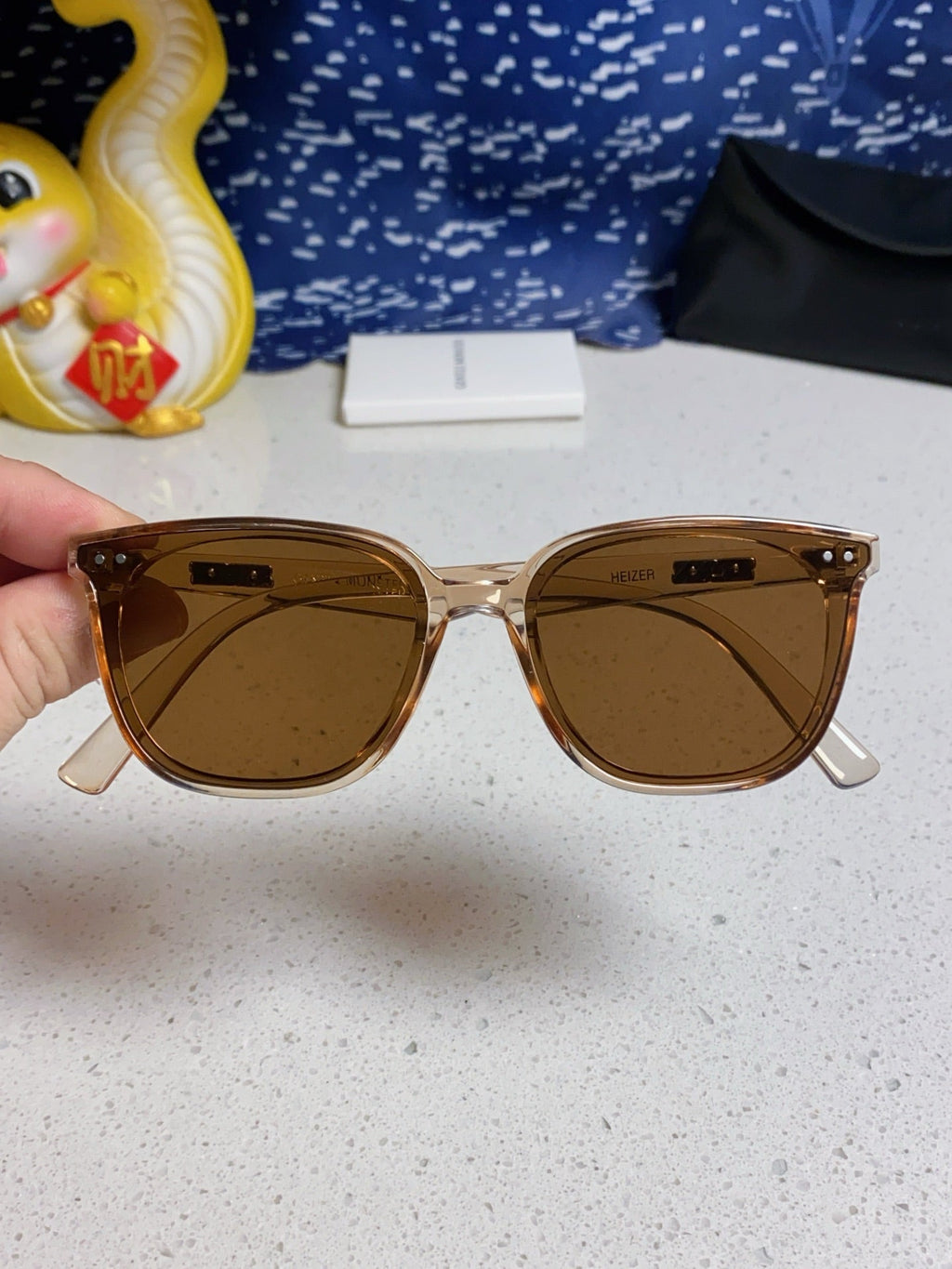 Gentle Monster HEIZER Square Brown Lens Sunglasses for Men & Women - 432933 - detail image 4