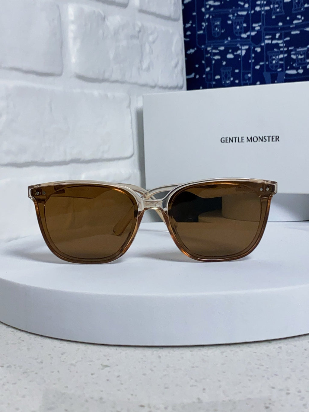 Gentle Monster HEIZER Square Brown Lens Sunglasses for Men & Women - 432933 - detail image 2