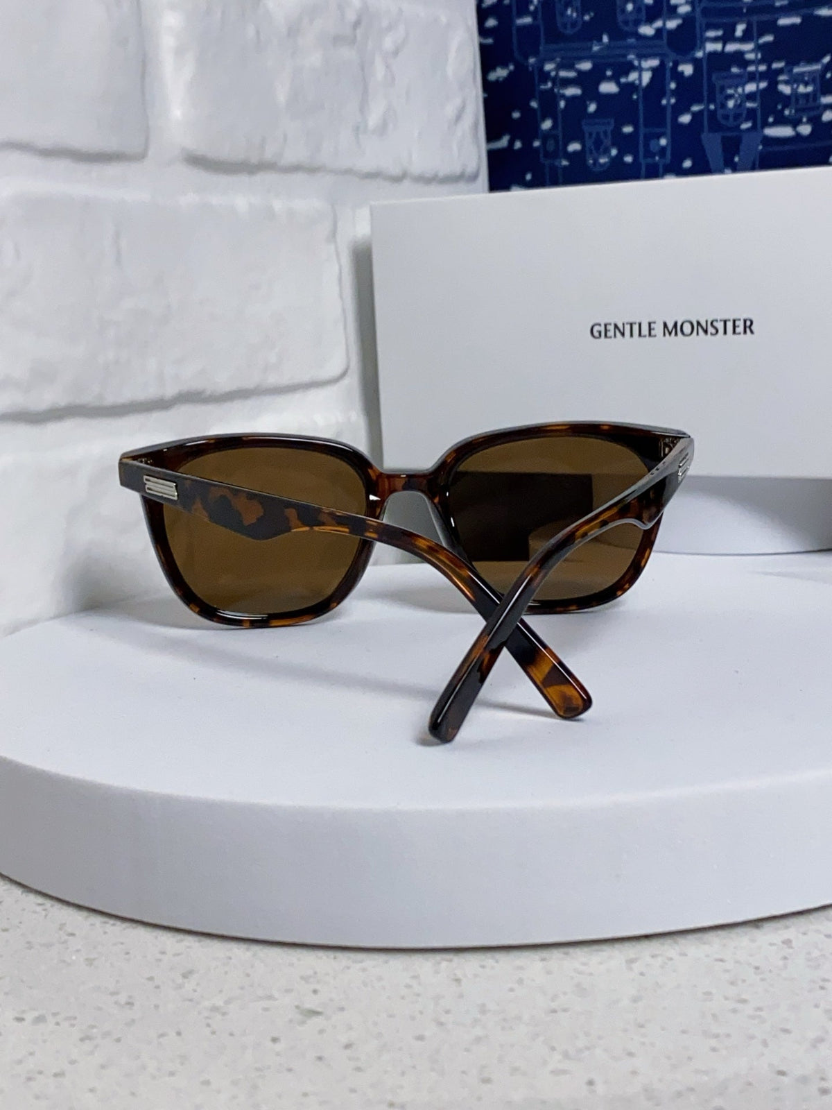 Gentle Monster HEIZER Square Brown Lens Sunglasses for Men & Women - 488003 - detail image 3