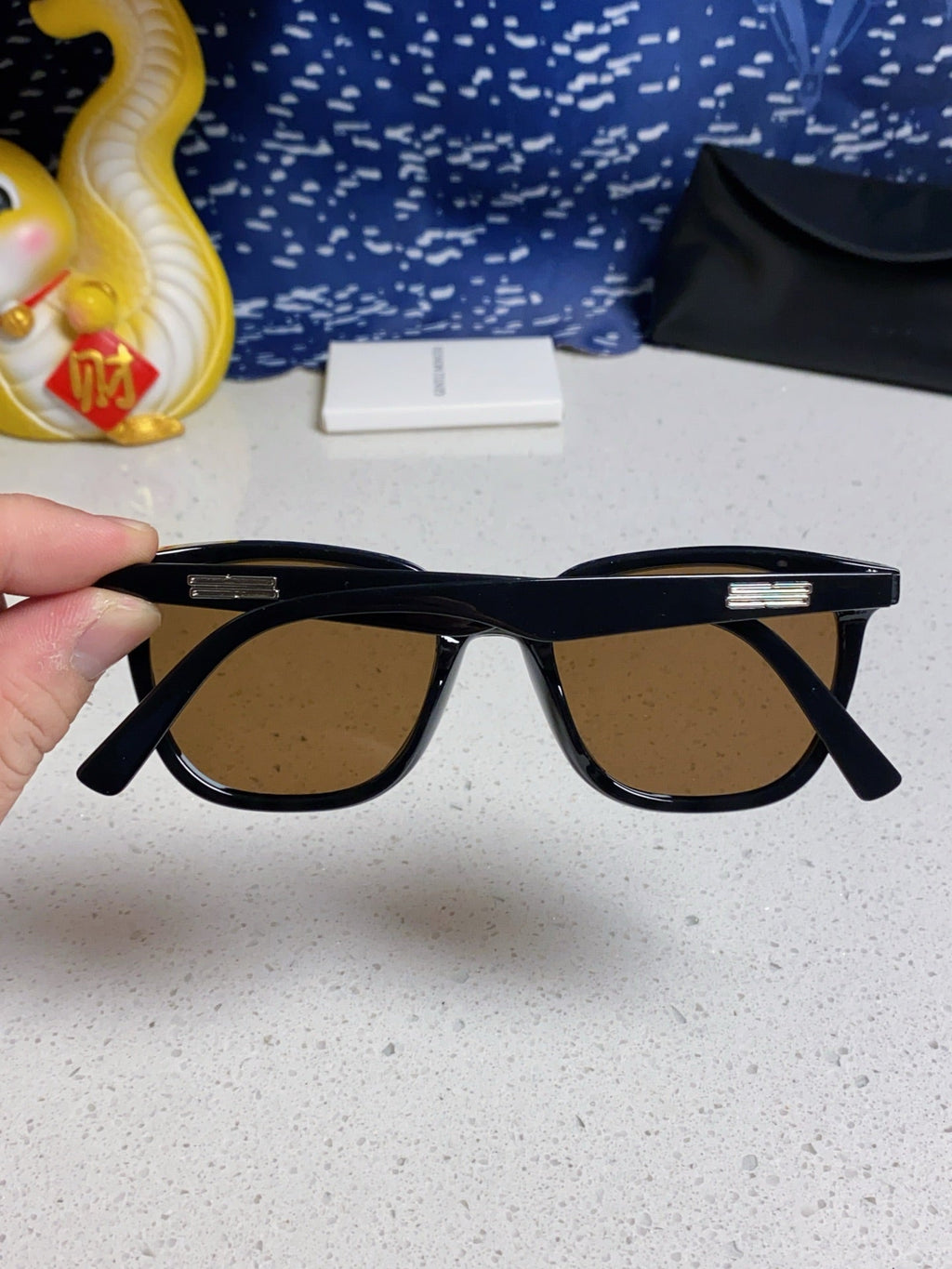 Gentle Monster HEIZER Square Brown Lens Sunglasses for Men & Women - 432936 - detail image 5