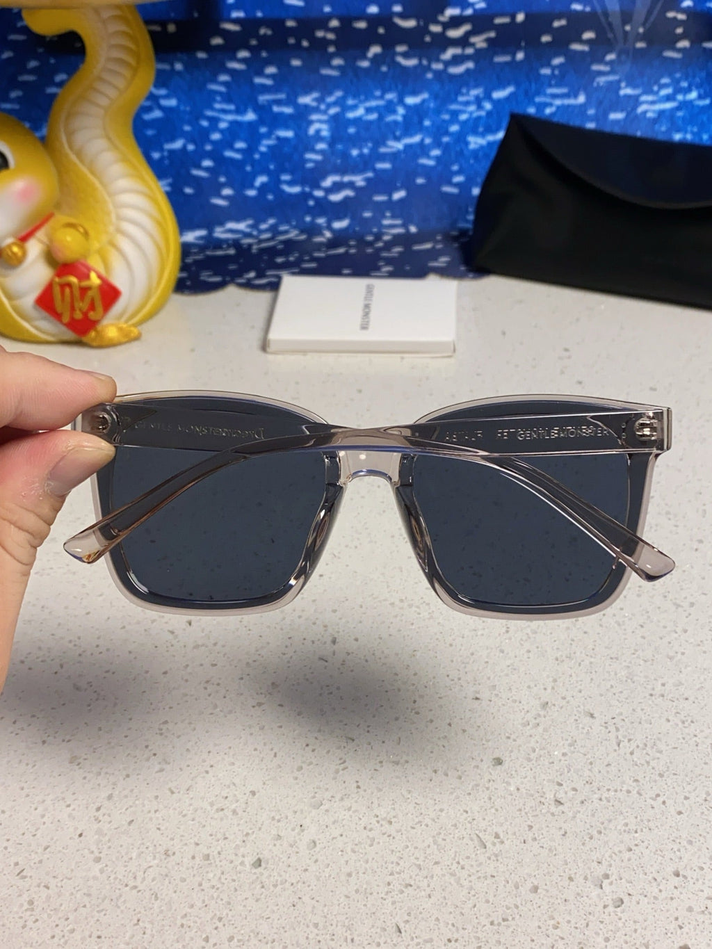 Gentle Monster DREAMER17 Oversized Blue Lens Sunglasses for Men & Wom - 358896 - detail image 5