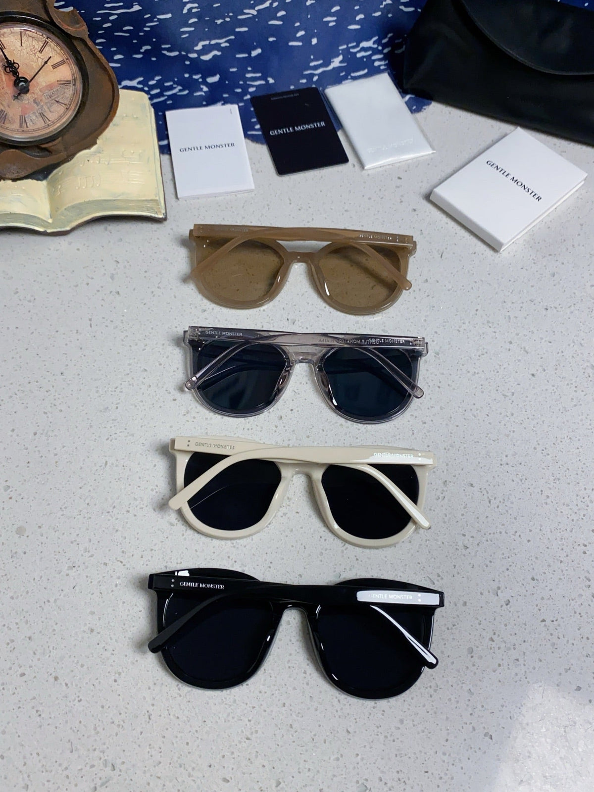 Gentle Monster SOLO Polarized Round Red Lens Sunglasses for Men & Women - detail image 11