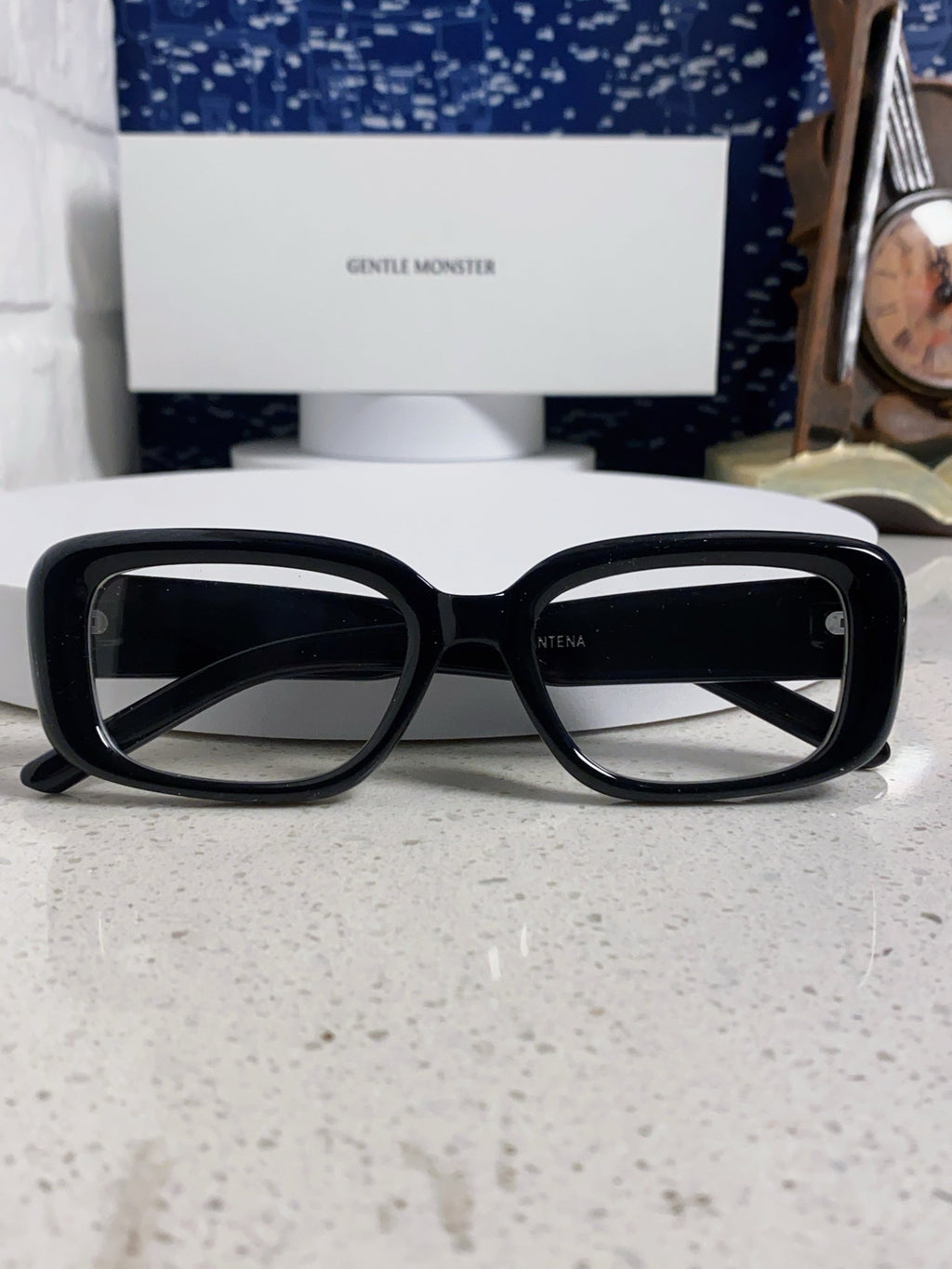 Gentle Monster ANTENA Square Silver Lens Sunglasses for Men & Women - detail image 9
