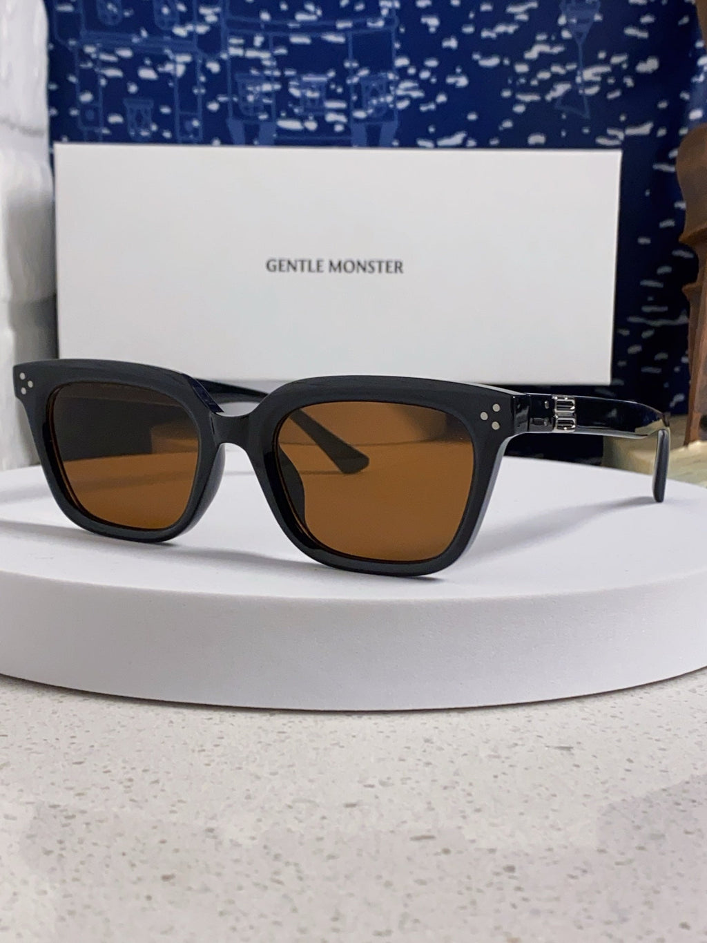 Gentle Monster MUSEE Fashion Orange Lens Sunglasses for Men & Women - detail image 2