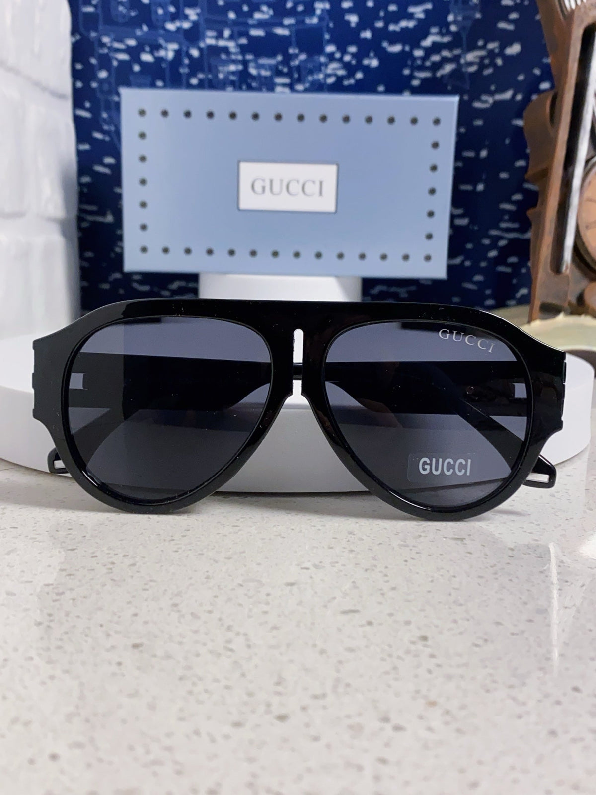 Gucci Aviator Silver Lens Sunglasses for Men & Women - 158269 - detail image 9