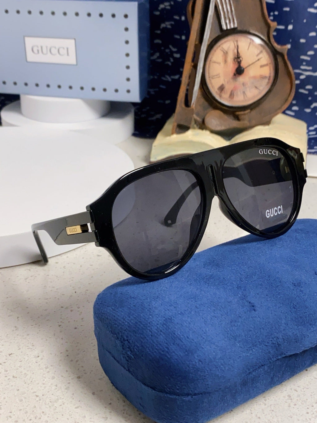 Gucci Aviator Silver Lens Sunglasses for Men & Women - 158269 - detail image 10