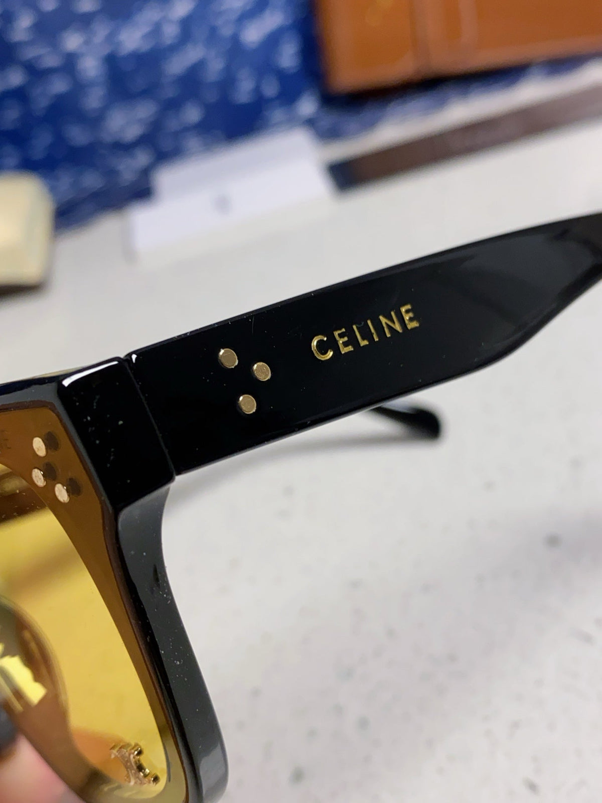Celine Square Brown Lens Sunglasses for Men & Women - 158427 - detail image 7