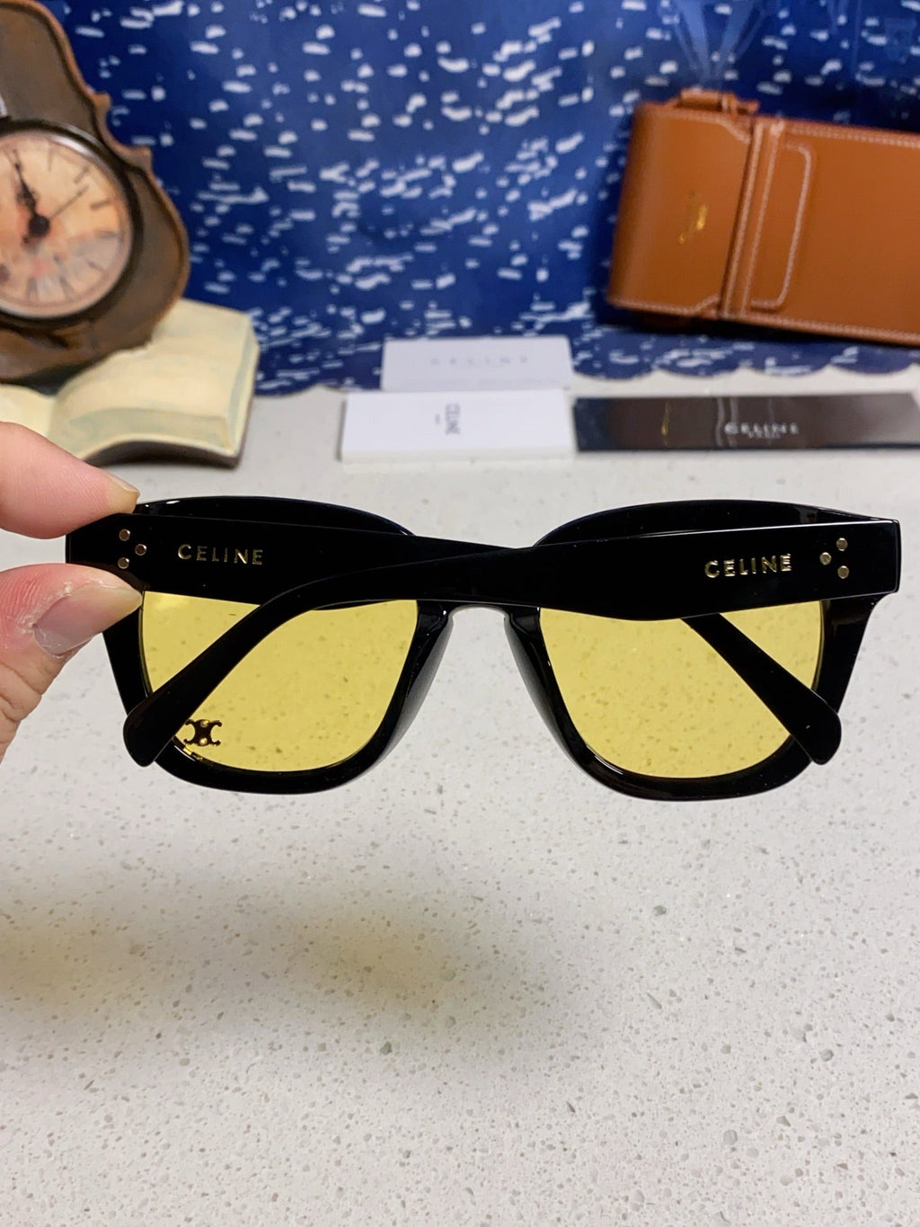 Celine Square Brown Lens Sunglasses for Men & Women - 432017 - detail image 5