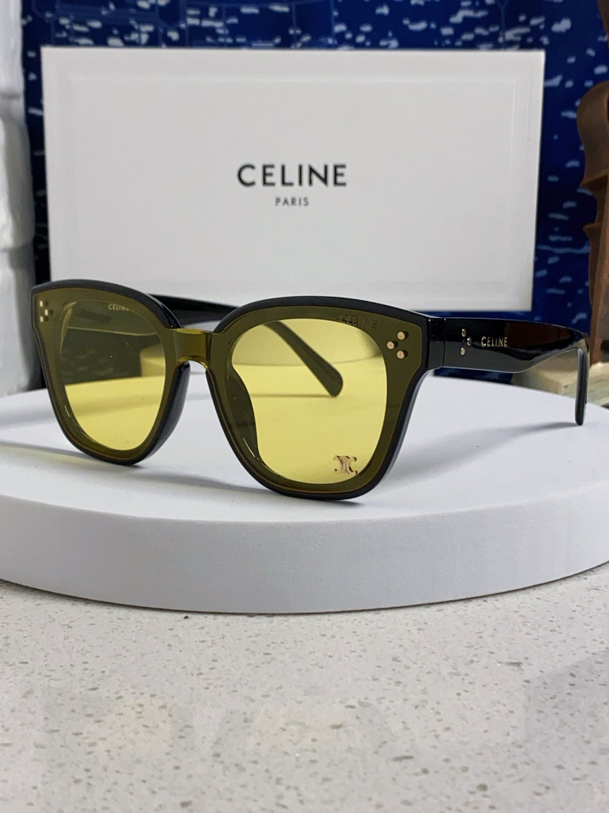 Celine Square Brown Lens Sunglasses for Men & Women - 158427