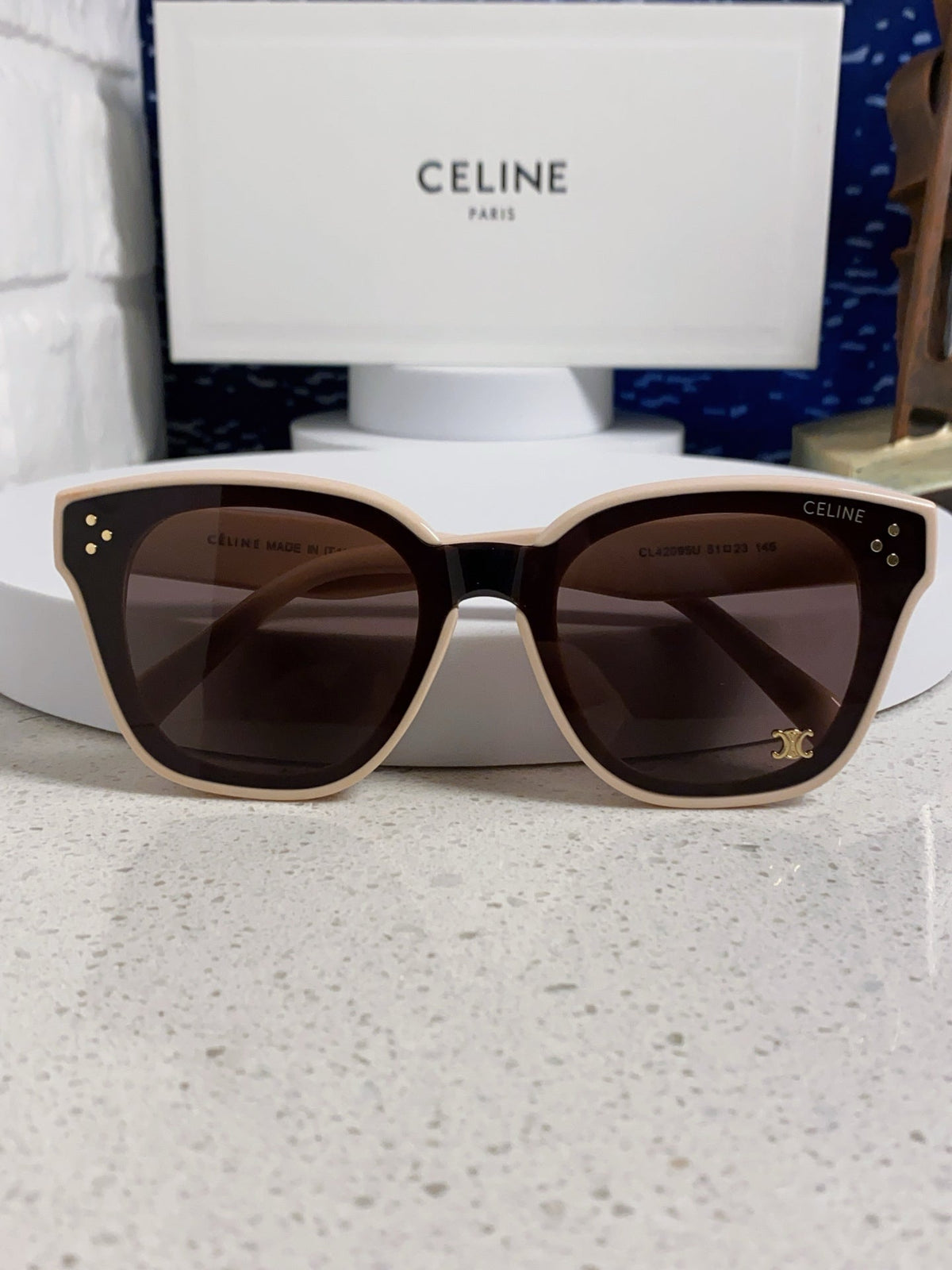 Celine Square Gray Lens Sunglasses for Men & Women - 158428 - detail image 9