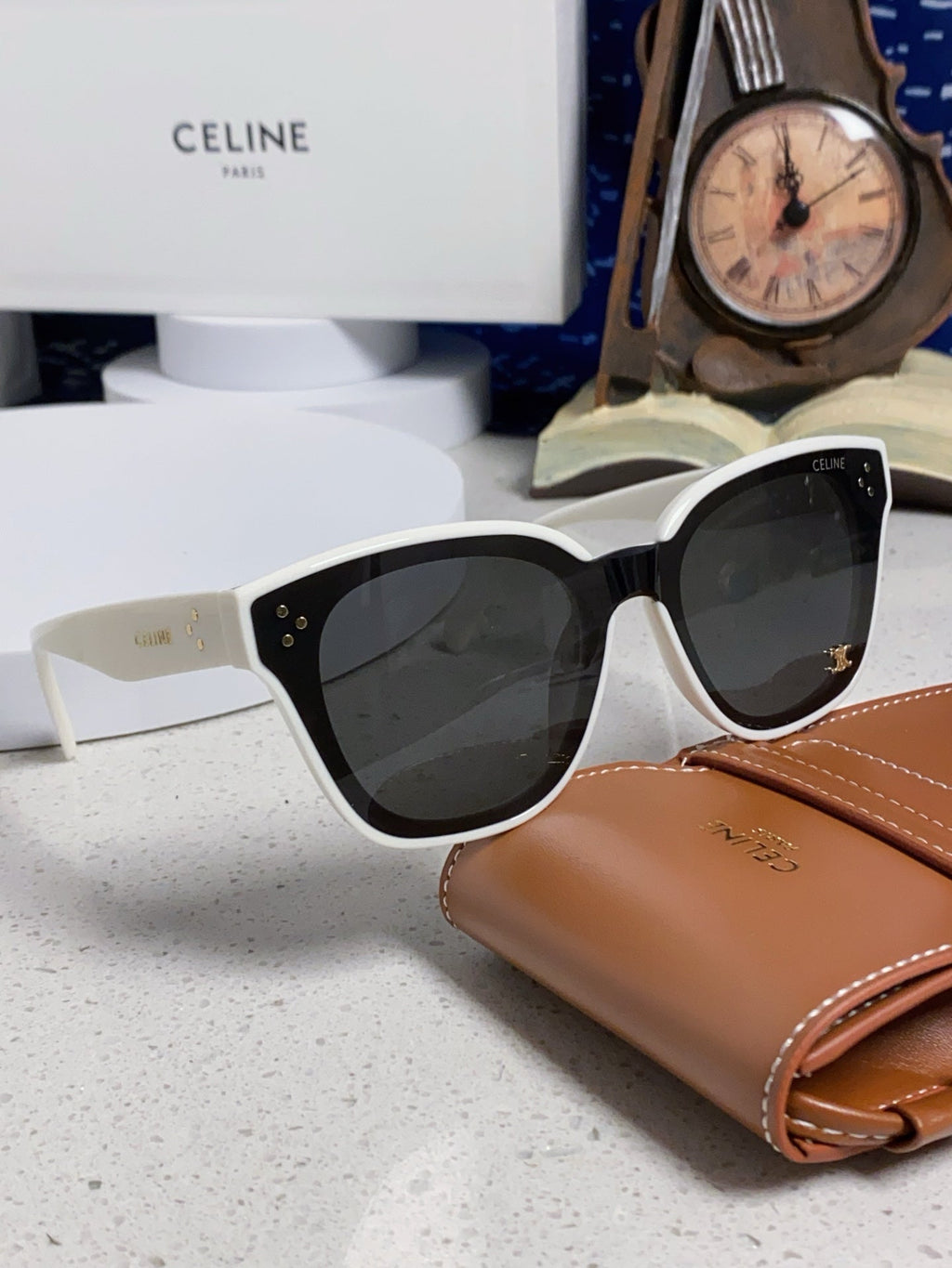 Celine Square Gray Lens Sunglasses for Men & Women - 398872 - detail image 10