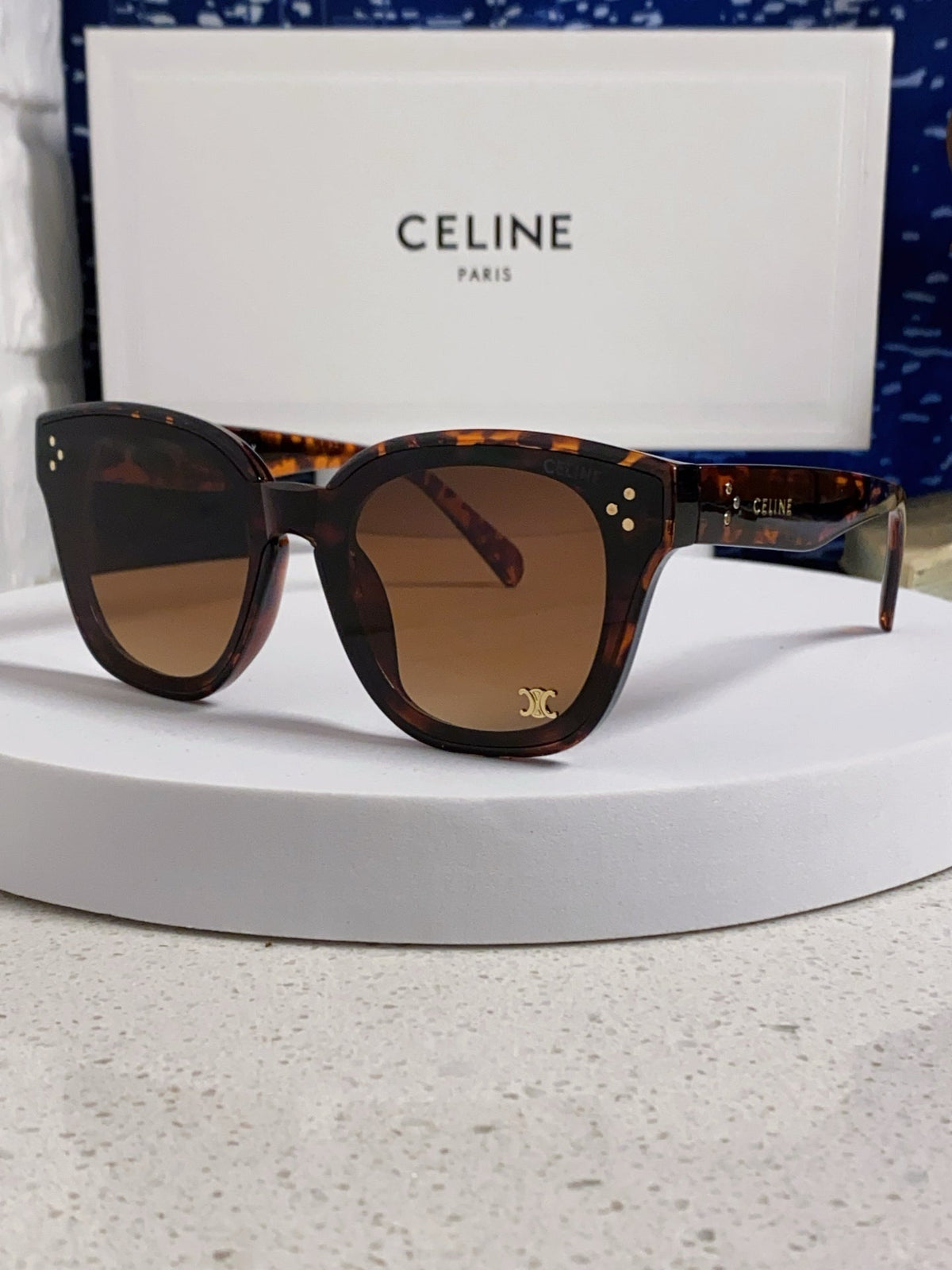 Celine Square Brown Lens Sunglasses for Men & Women - 158431