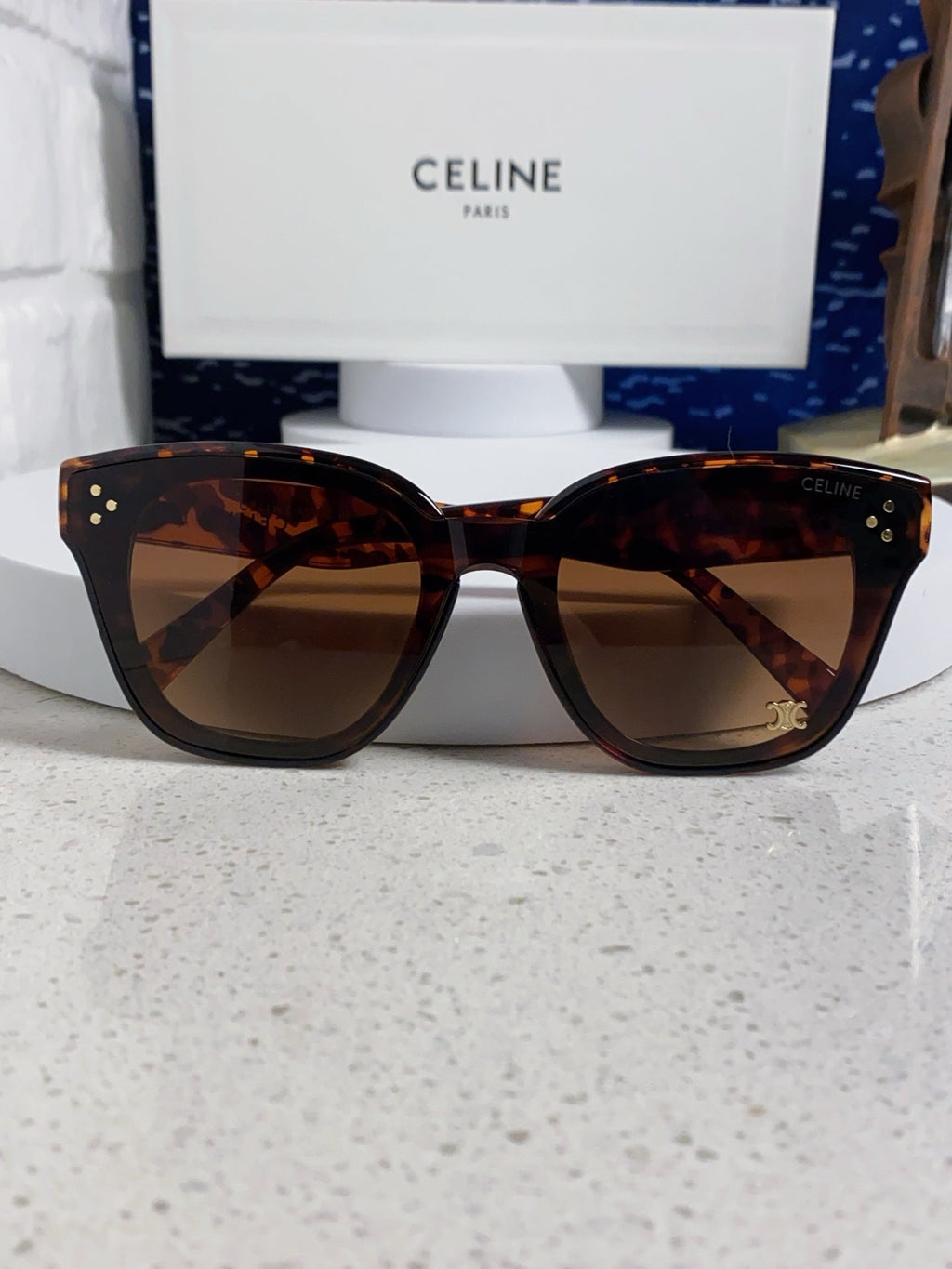 Celine Square Brown Lens Sunglasses for Men & Women - 158431 - detail image 9
