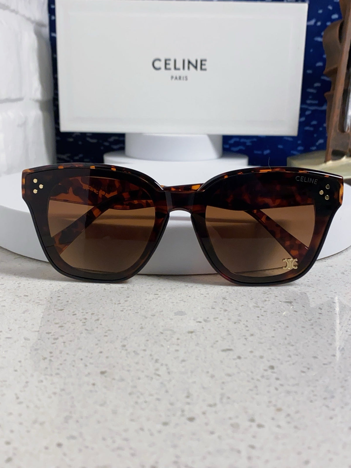Celine Square Brown Lens Sunglasses for Men & Women - 158431 - detail image 9
