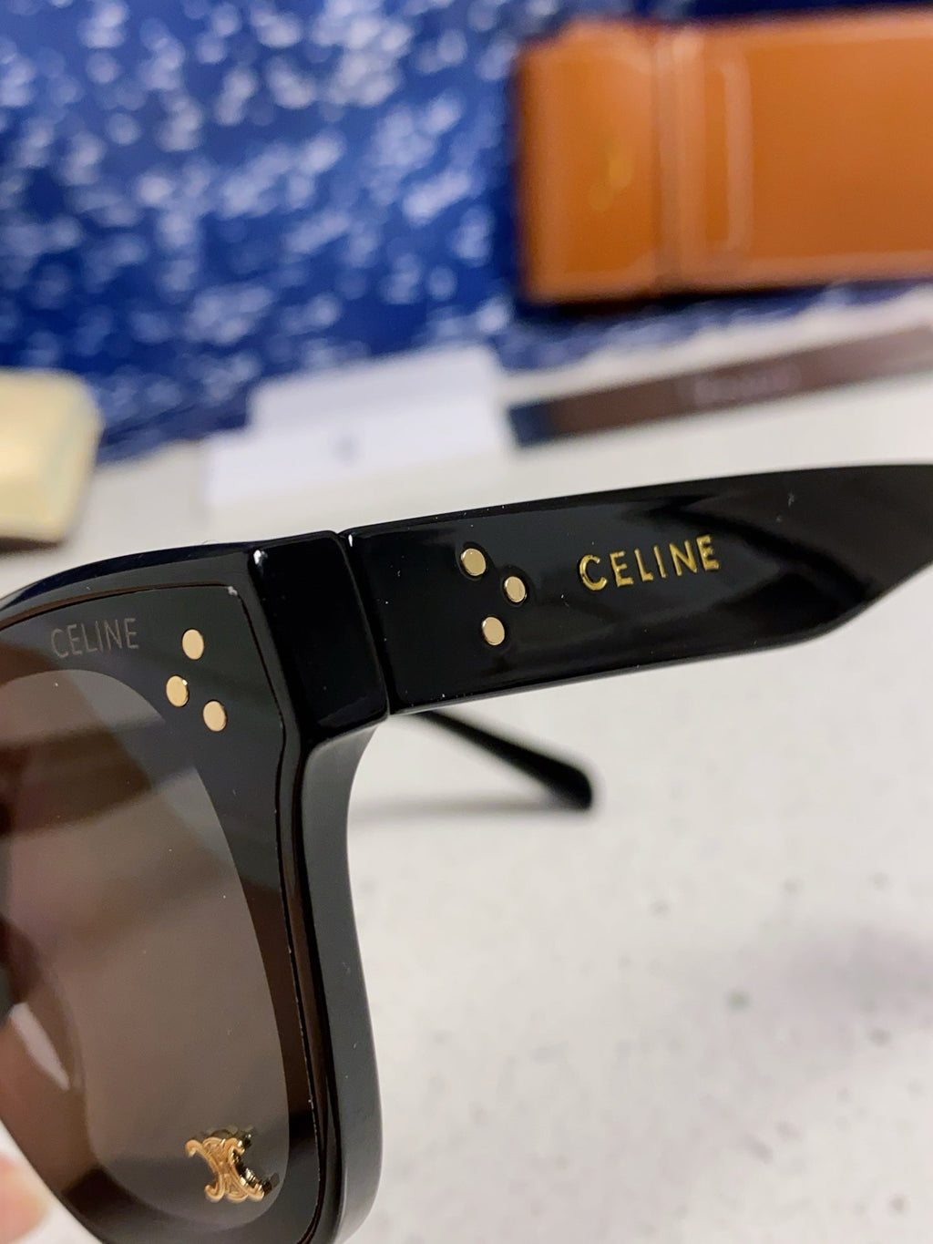 Celine Square Gray Lens Sunglasses for Men & Women - 158432 - detail image 7