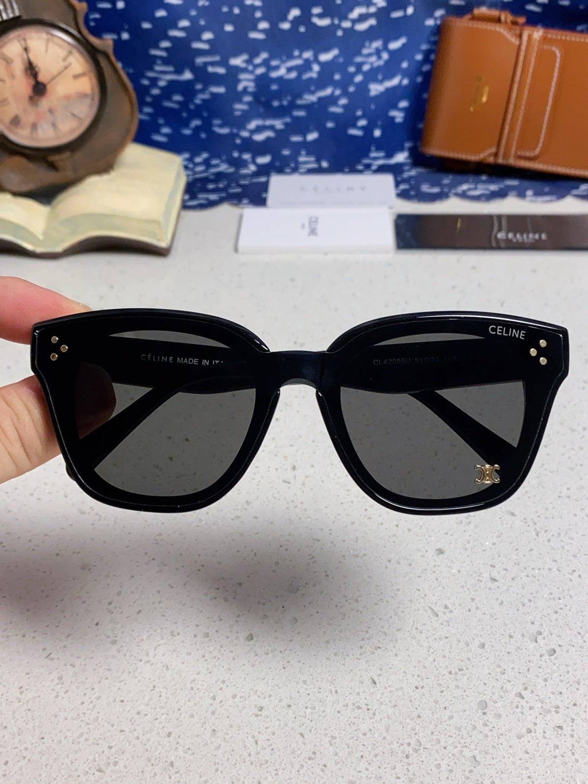 Celine Square Gray Lens Sunglasses for Men & Women - 398875 - detail image 4