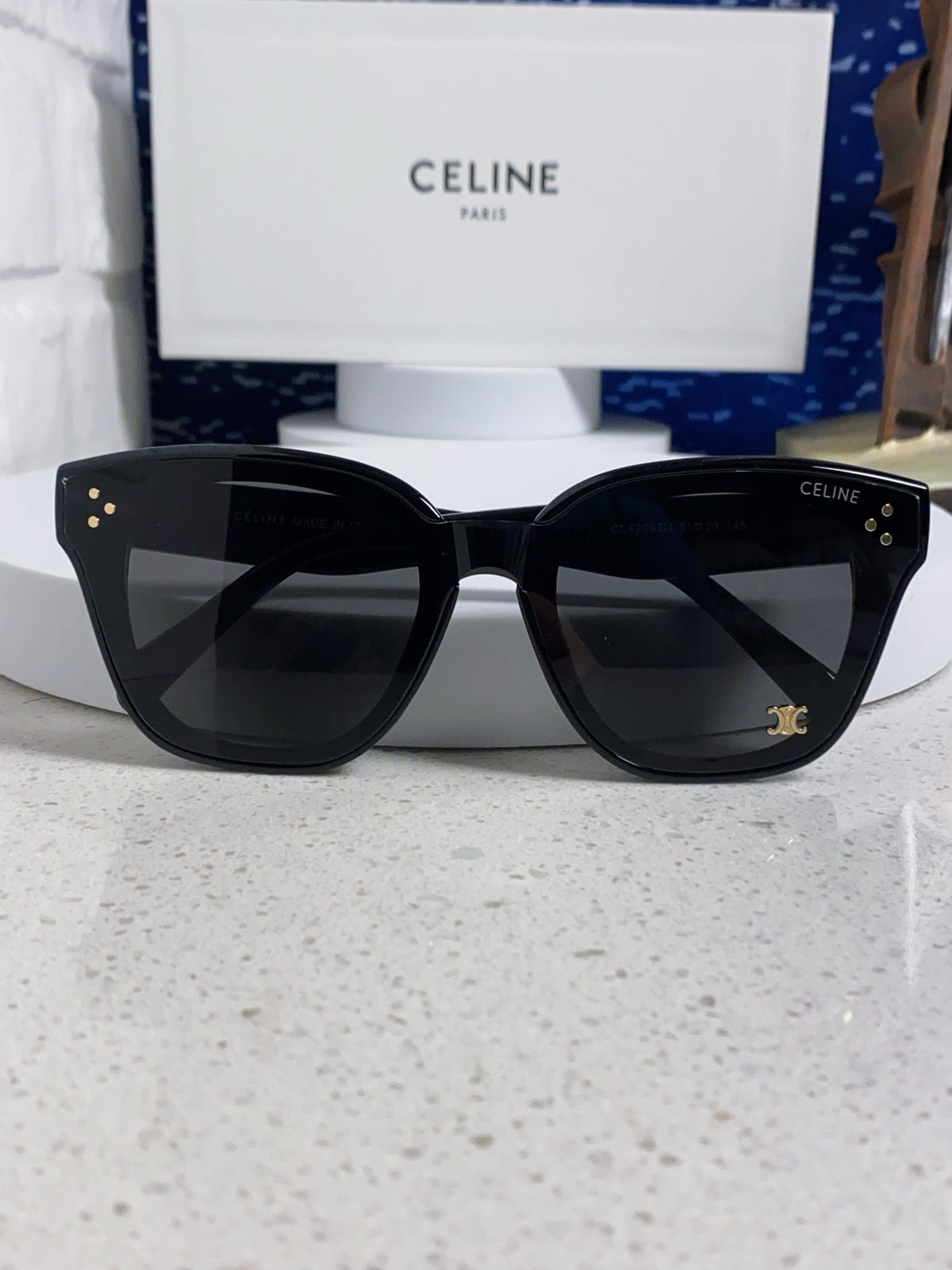 Celine Square Gray Lens Sunglasses for Men & Women - 158432 - detail image 9