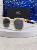 Hermès Metal Square Silver Lens Sunglasses for Men & Women - 399451