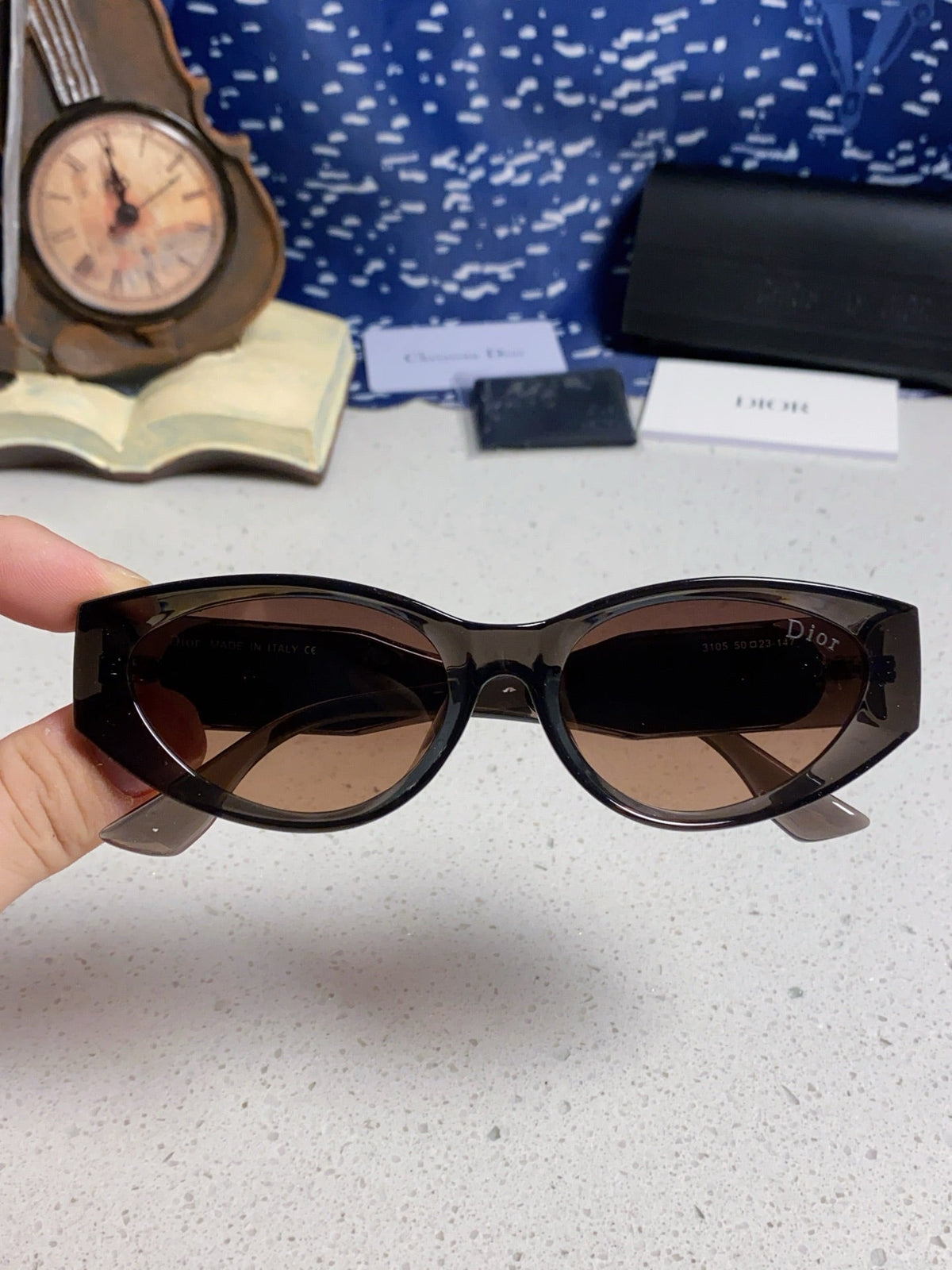 Dior Polarized Fashion Silver Lens Sunglasses for Women - 867128 - detail image 4
