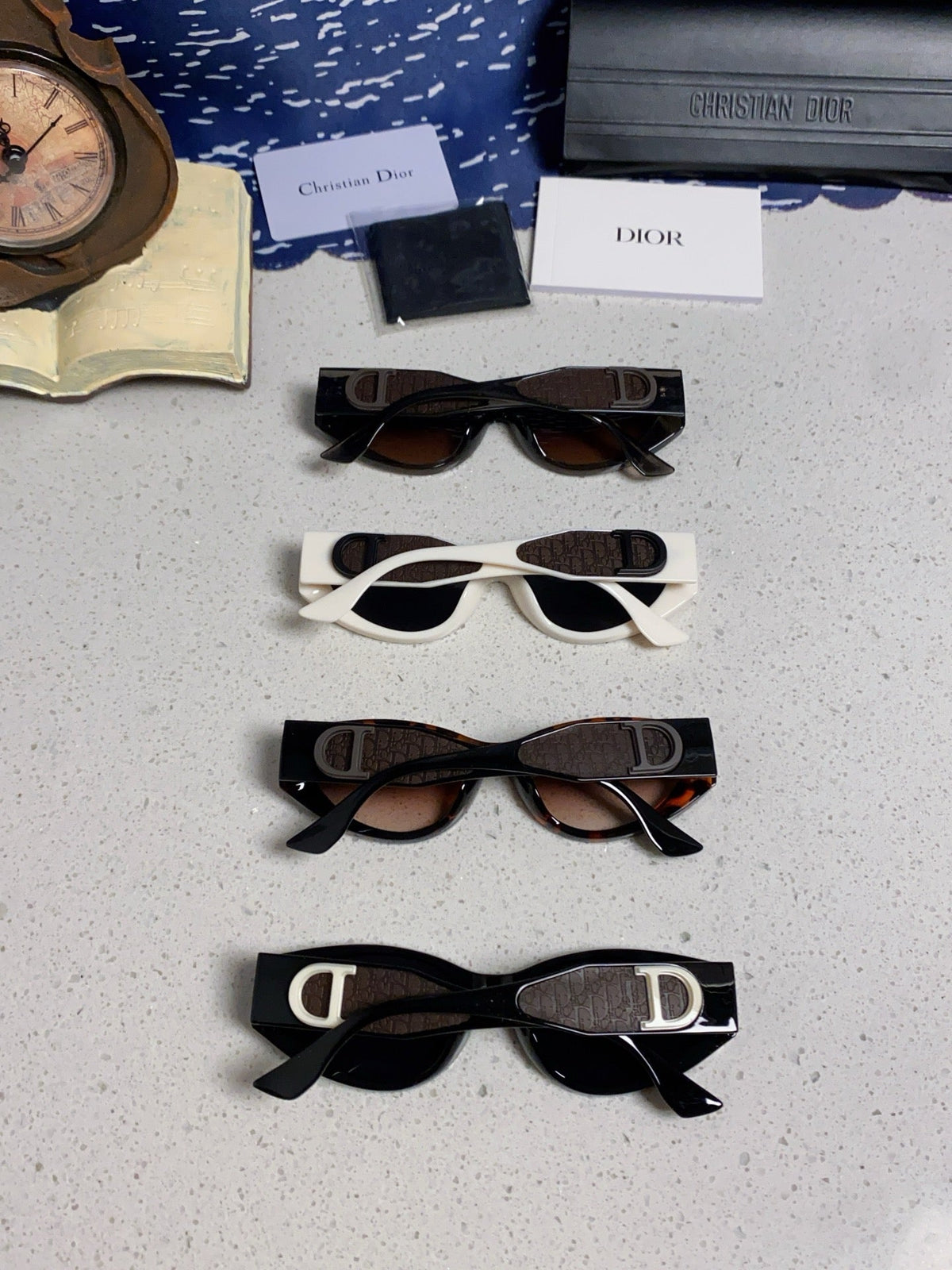 Dior Polarized Fashion Silver Lens Sunglasses for Women - 867129 - detail image 11
