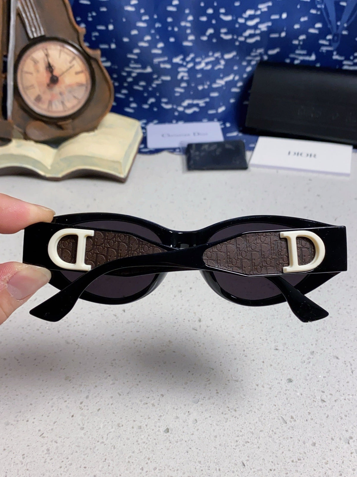 Dior Polarized Fashion Black Lens Sunglasses for Women - 867131 - detail image 5