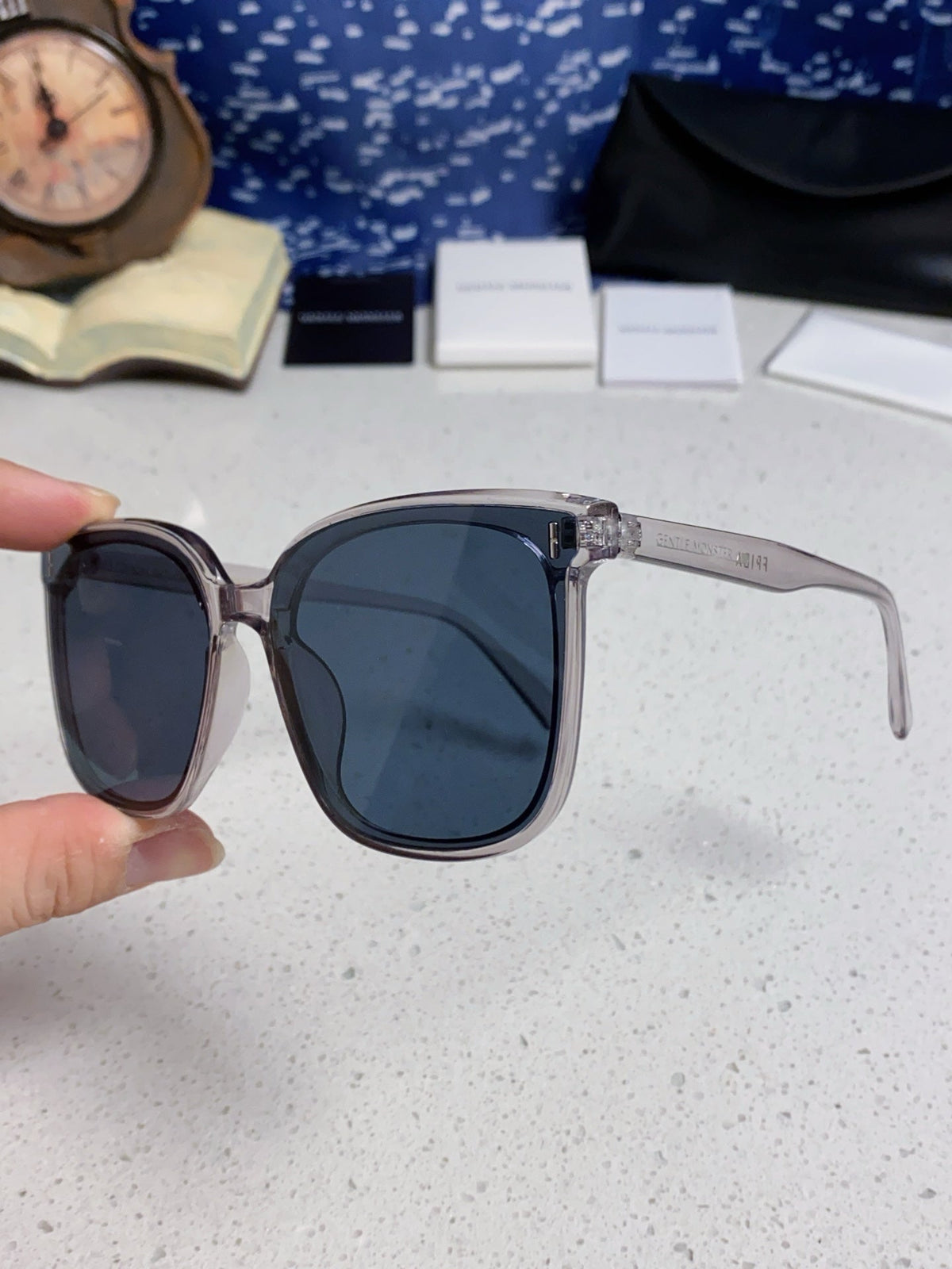 Gentle Monster FIRDA Oversized Blue Lens Sunglasses for Women - 416478 - detail image 6