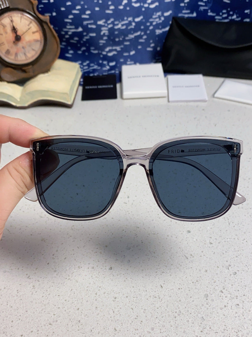 Gentle Monster FIRDA Oversized Blue Lens Sunglasses for Women - 867261 - detail image 4